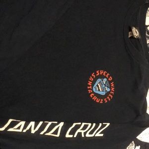 SANTA CRUZ LONG SLEEVE T SHIRT FROM ZUMIEZ